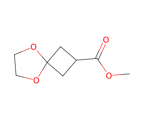 5,8-二氧杂螺[3.4]辛烷-2-羧酸甲酯 structure