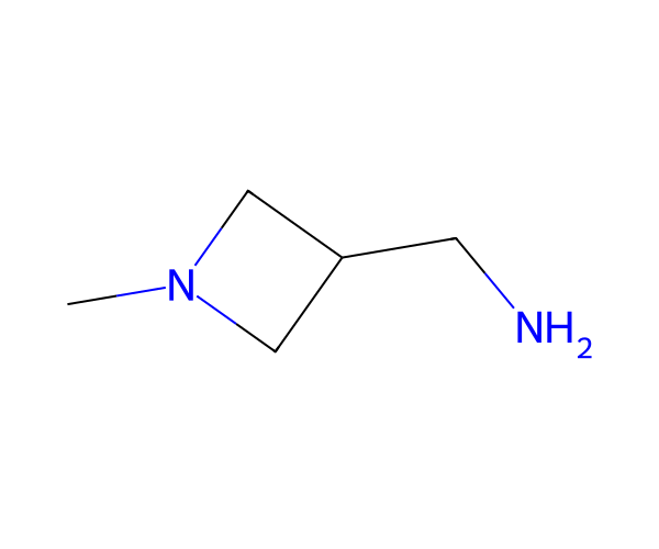 (1-甲基氮杂环丁烷-3-基)甲胺 structure