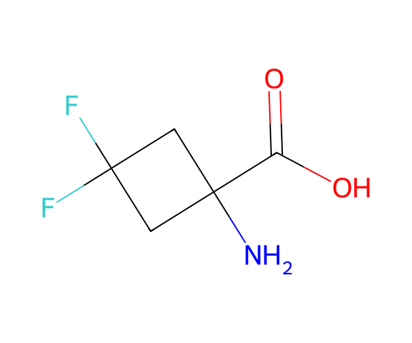 1-氨基-3,3-二氟环丁烷-1-羧酸 structure