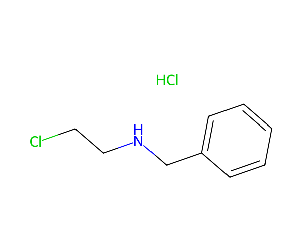 N-苄基-2-氯乙胺盐酸盐 structure