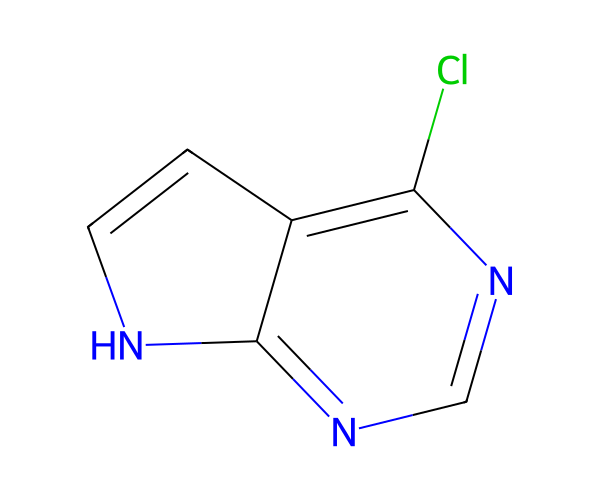 4-氯吡咯并嘧啶 structure