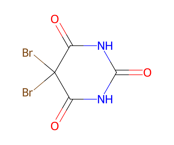 5,5-二溴巴比妥酸 structure
