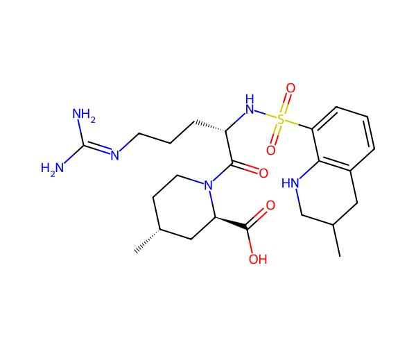 阿加曲班 structure