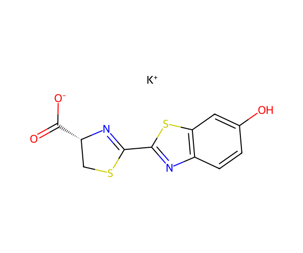 D-Luciferin potassium salt structure